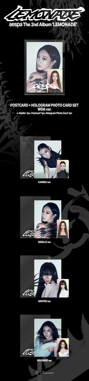 POSTCARD + HOLOGRAM PHOTO CARD SET WDA ver.