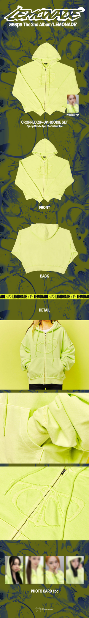 CROPPED ZIP-UP HOODIE SET