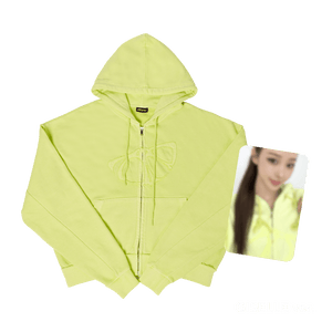 CROPPED ZIP-UP HOODIE SET