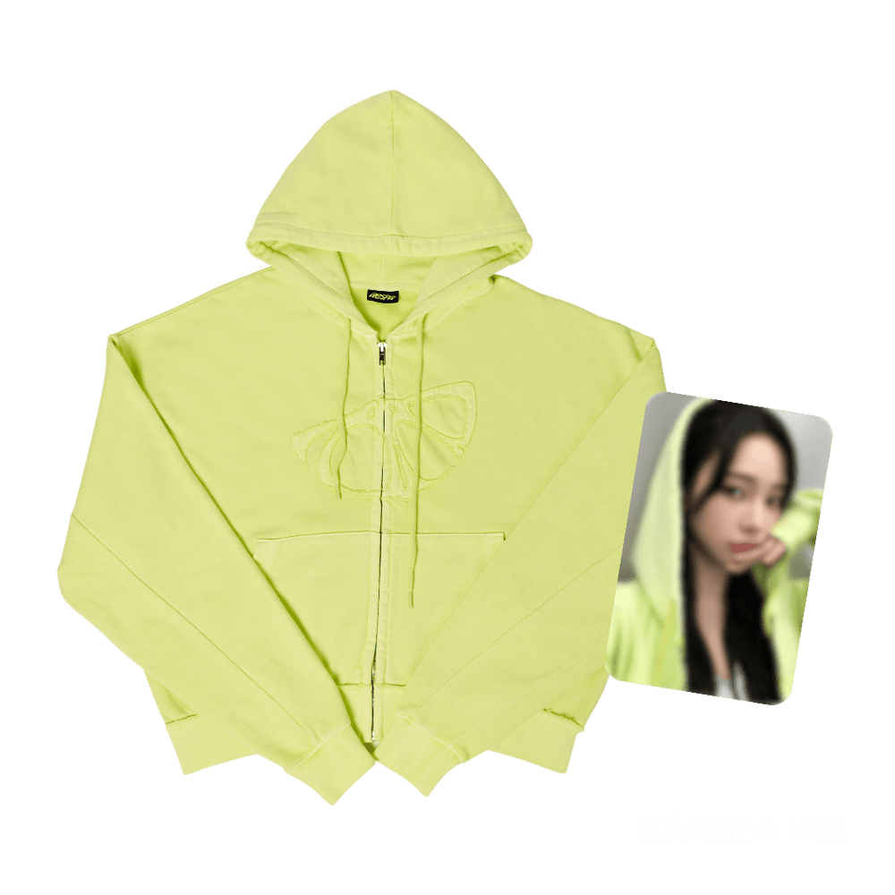 CROPPED ZIP-UP HOODIE SET