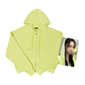 CROPPED ZIP-UP HOODIE SET