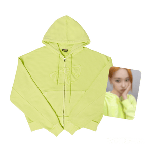 CROPPED ZIP-UP HOODIE SET